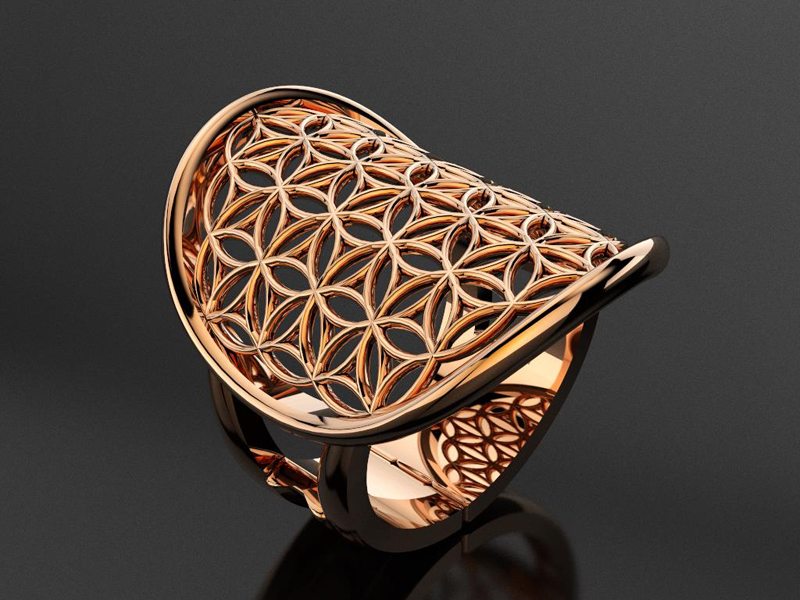 3D-Modellierung von Schmuck CA-Design von Schmuck